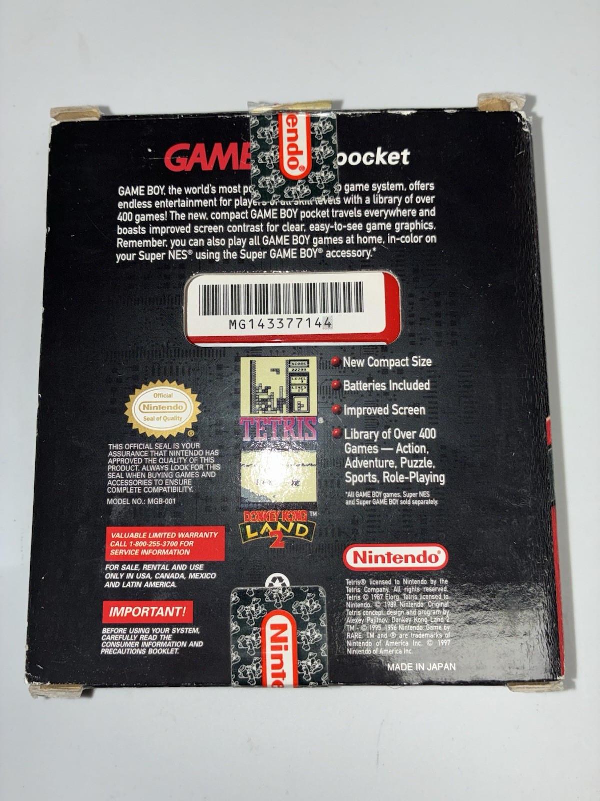 Nintendo Game Boy Pocket – Red