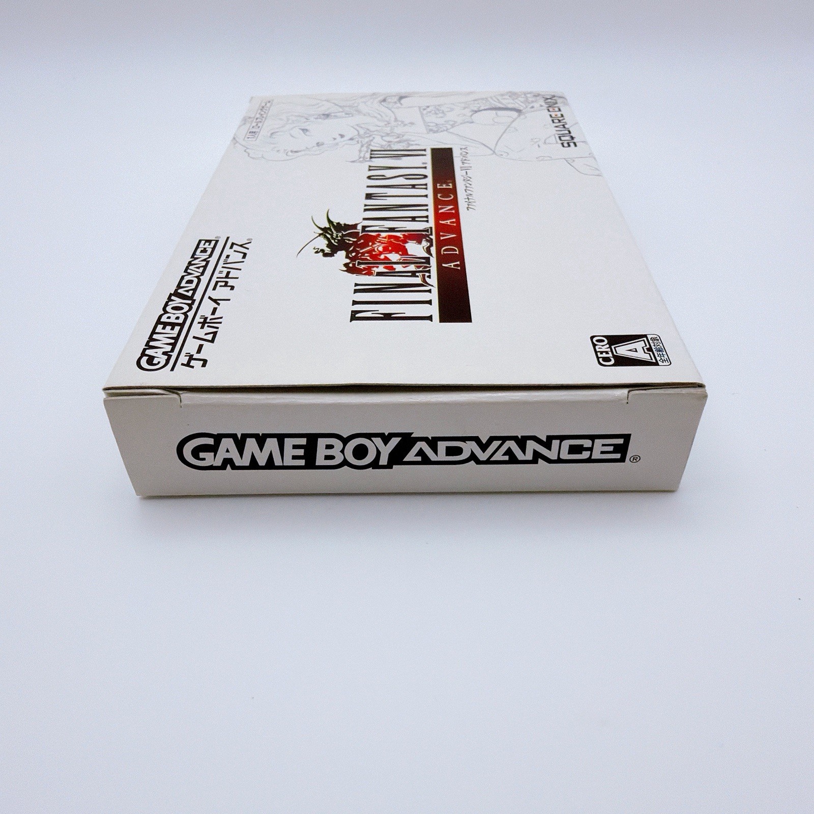 Game Boy Micro FF Yoshitaka Amano Edition + Final Fantasy VI Advance CIB Japan