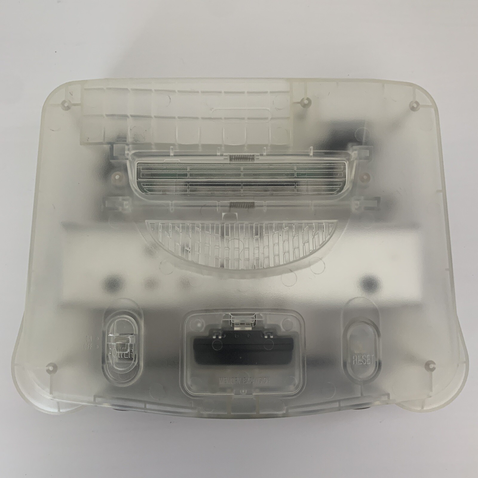 NEW Nintendo 64 N64 Limited Clear Crystal White Custom Console W/ New LED Rare