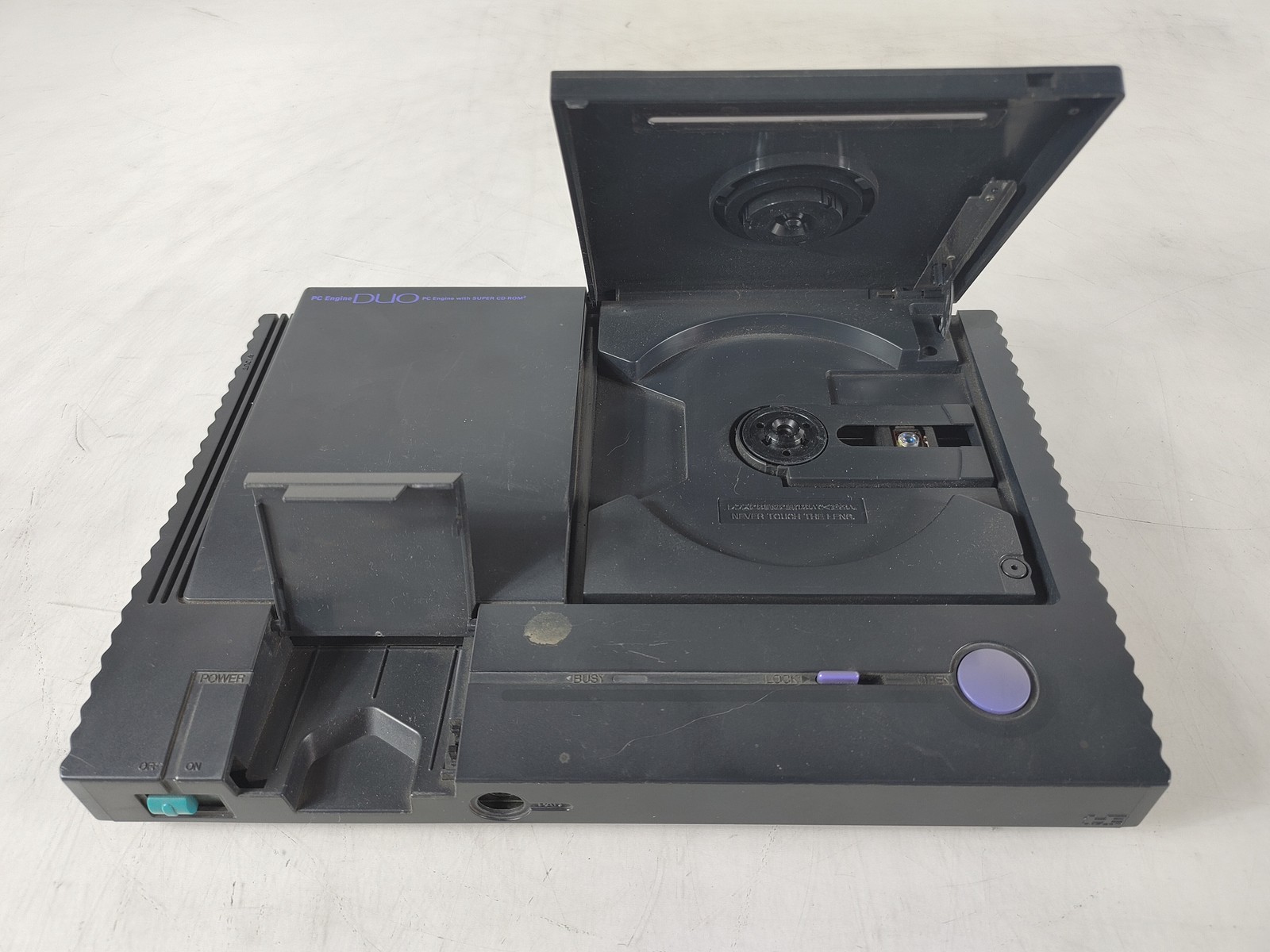 PC Engine Duo w/ Controller, 4 Games & Arcade Card 1991 PI-TG8 For Parts