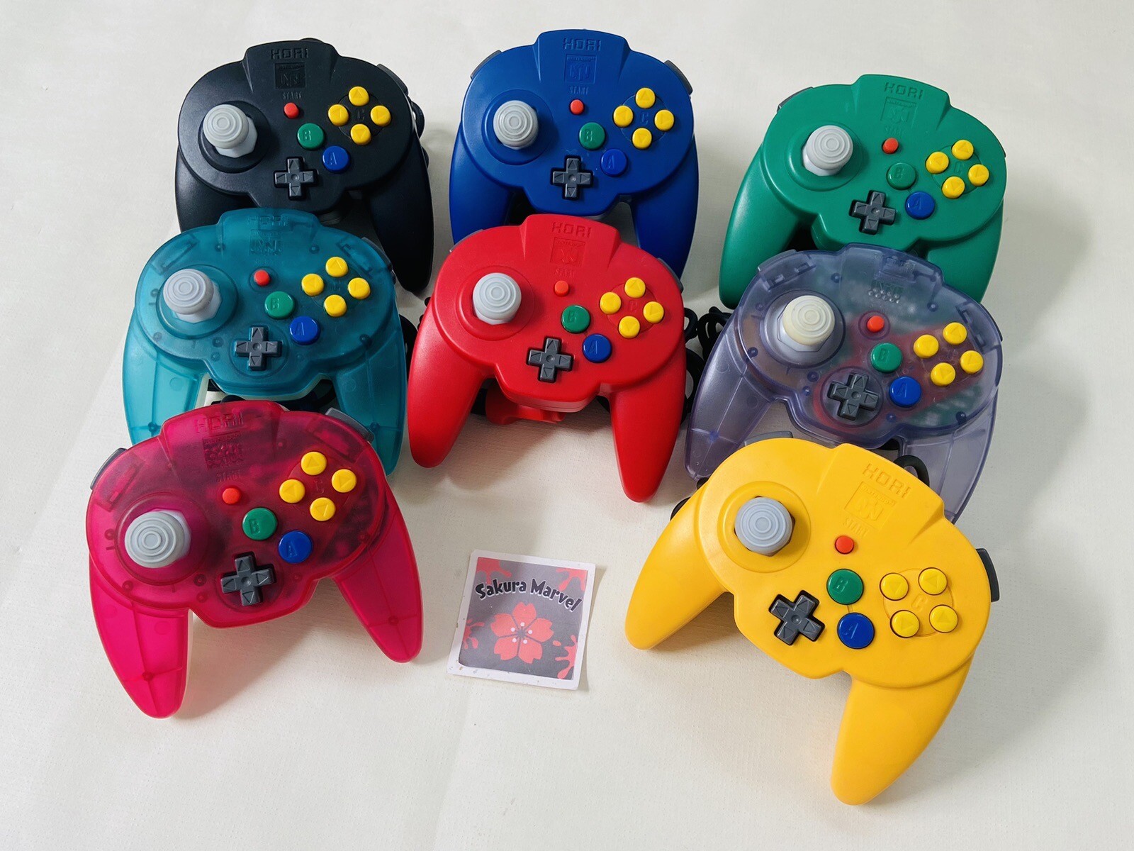 Nintendo 64 Hori Pad Mini Controller Multi Color Variation JP Game Tested Japan