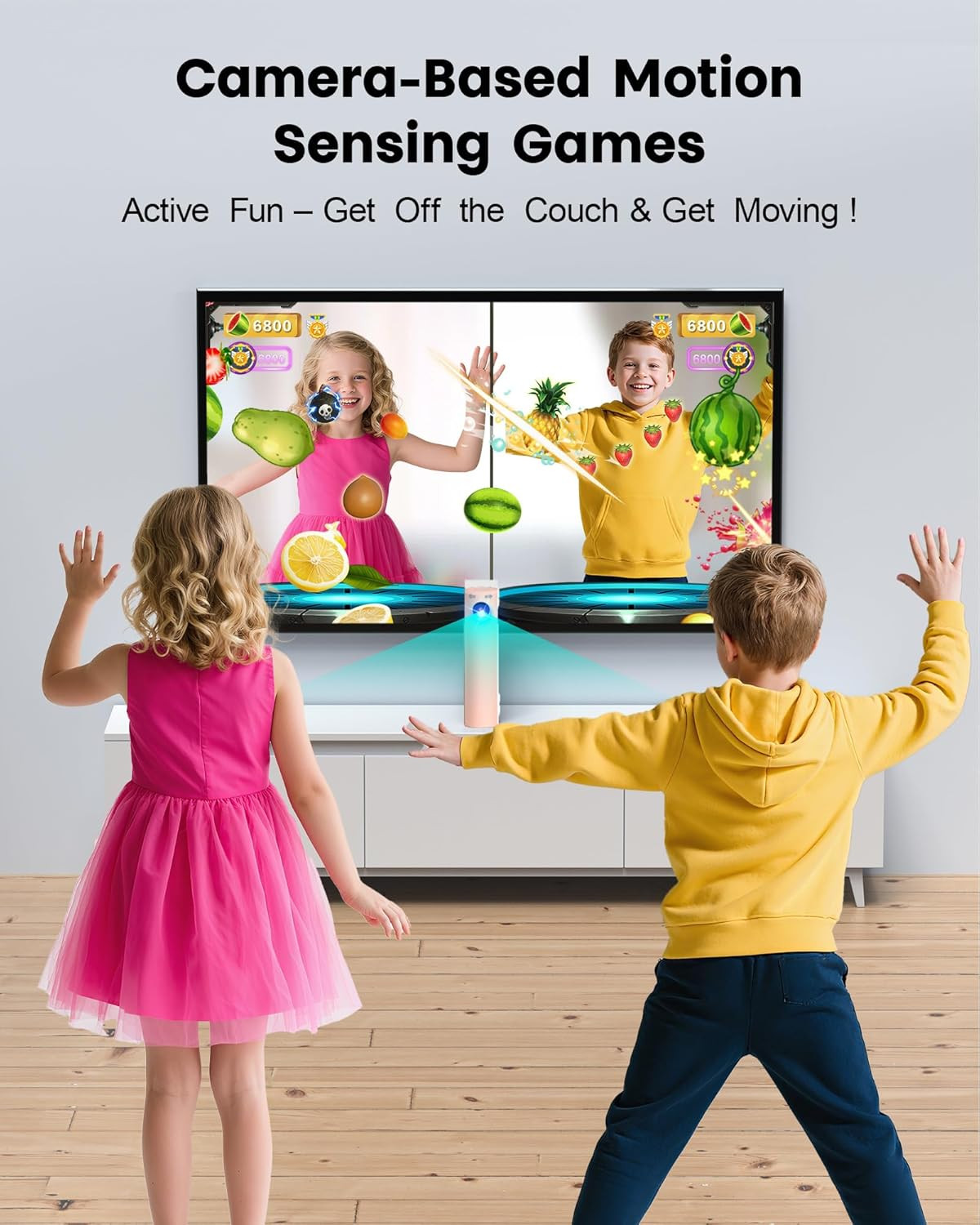 AR Motion Game Console for Kids: Plug and Play TV Video Game System for Indoor P