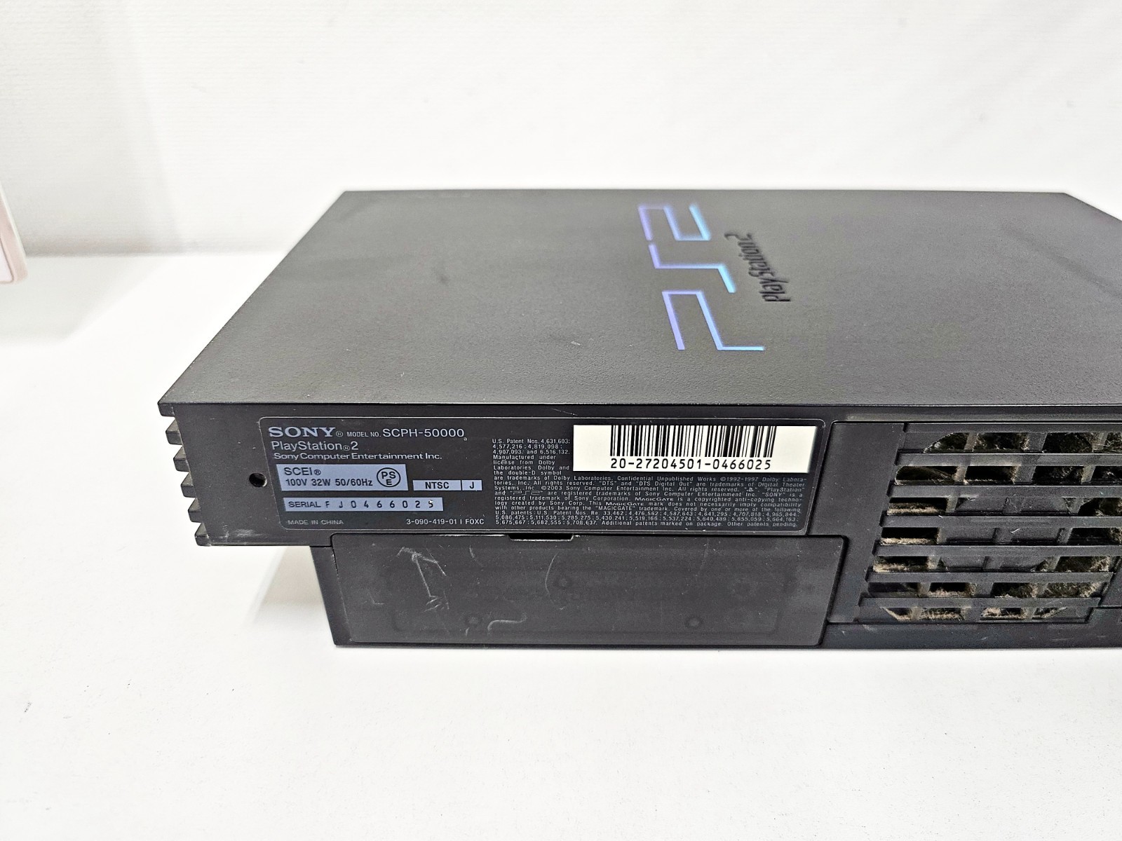 Sony Playstation 2 Console SCPH-50000 Midnight Black Japan 025