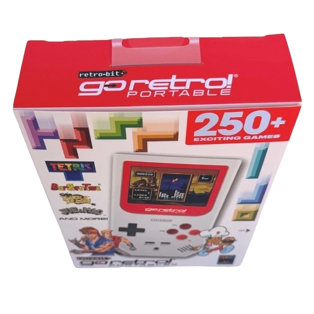 Retro-Bit GoRetro! Portable V1.3 Handheld Gaming Console with 250+ Built-in Game