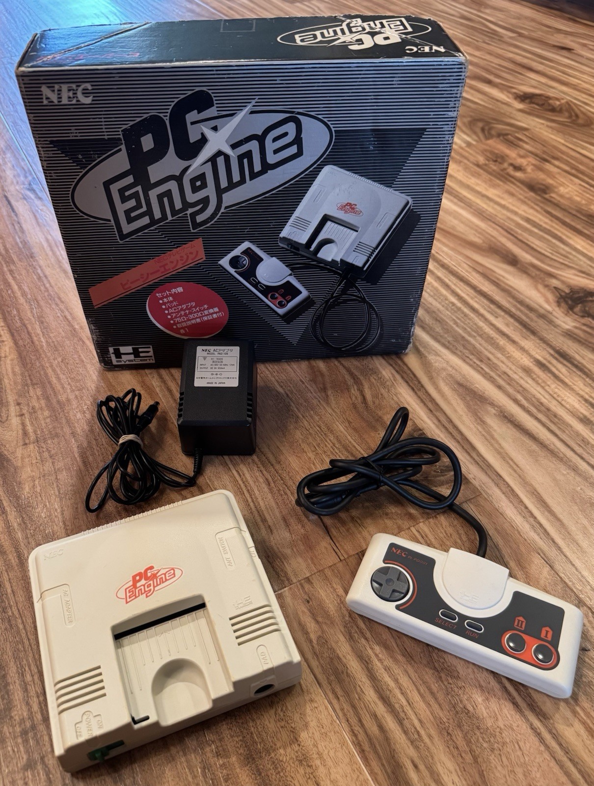 NEC PC Engine Console System Recap In Box White PI-TG001 Japan Import US Seller