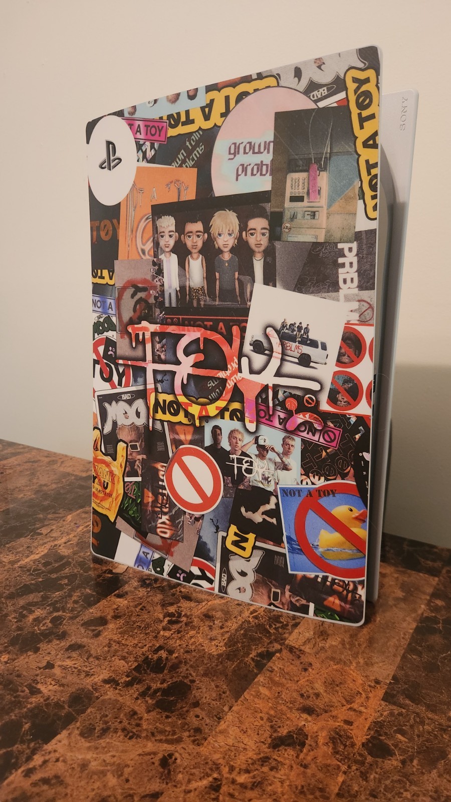 PS5 Standard Edition – NOT A TOY Unique Decal