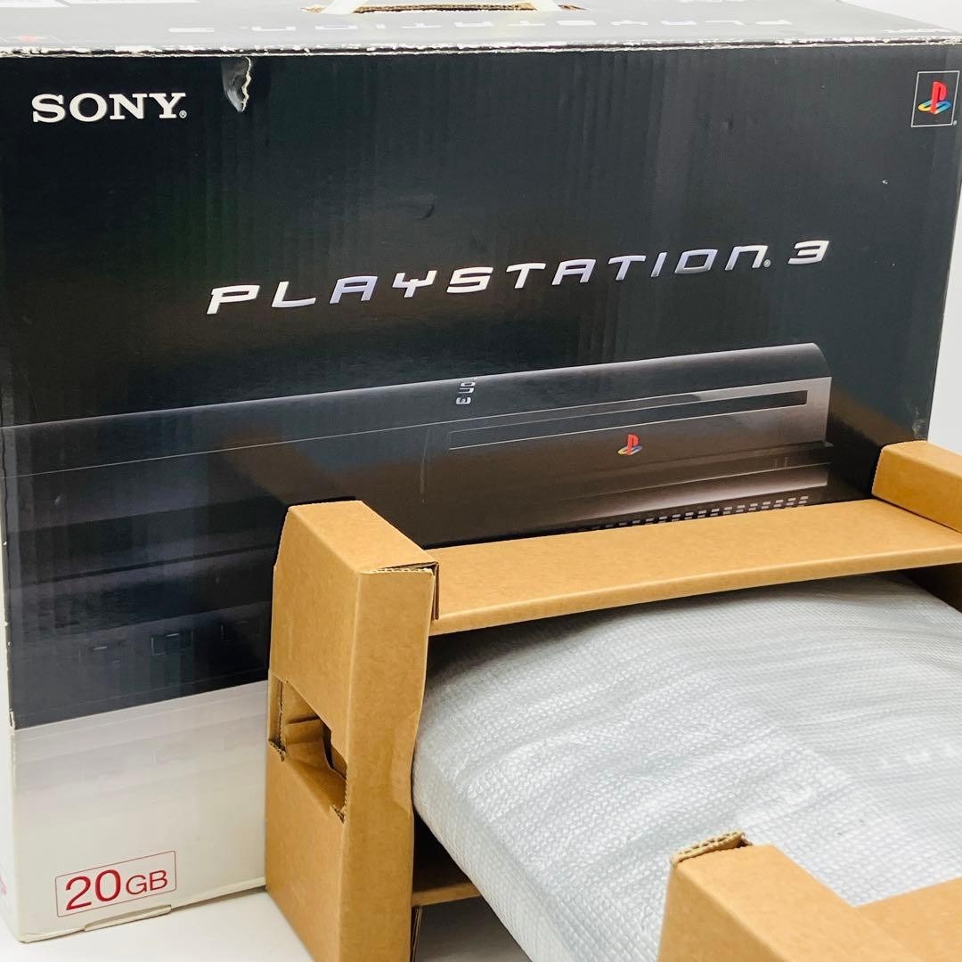 Sony PlayStation 3 PS3 CECHB00 20GB Console Boxed PS1 PS2 Compatible Tested JP
