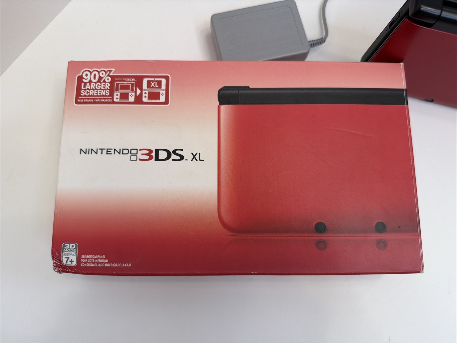 Nintendo 3DS XL Handheld Console – Black and Red – Excellent CIB Complete!