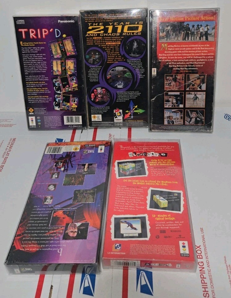 5 3DO Games Including Trip’D, Slopestyle, Hell, Blade Force, Read Listing!