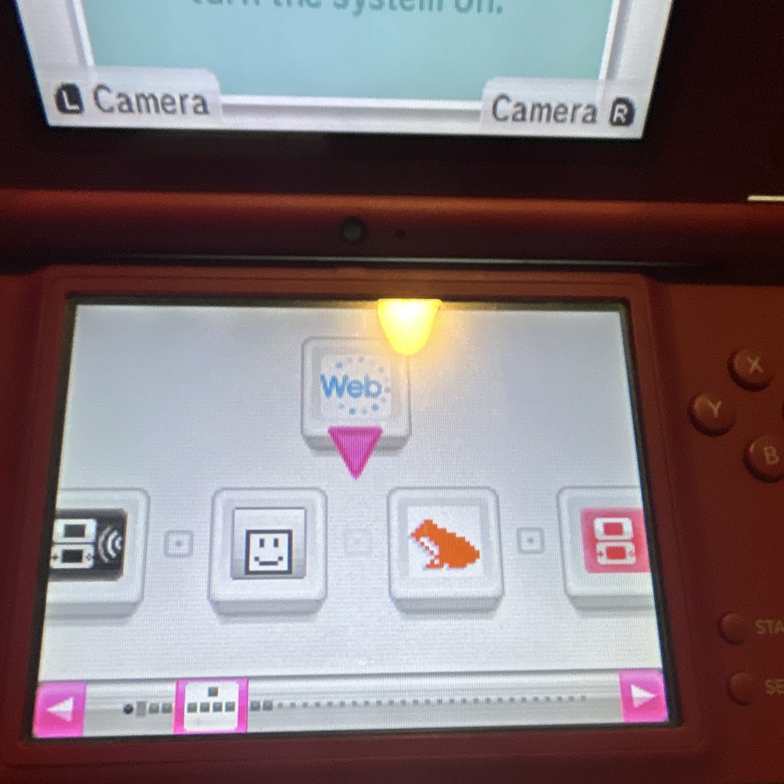 Nintendo DSi XL 25th annivers Edition Red Handheld Console