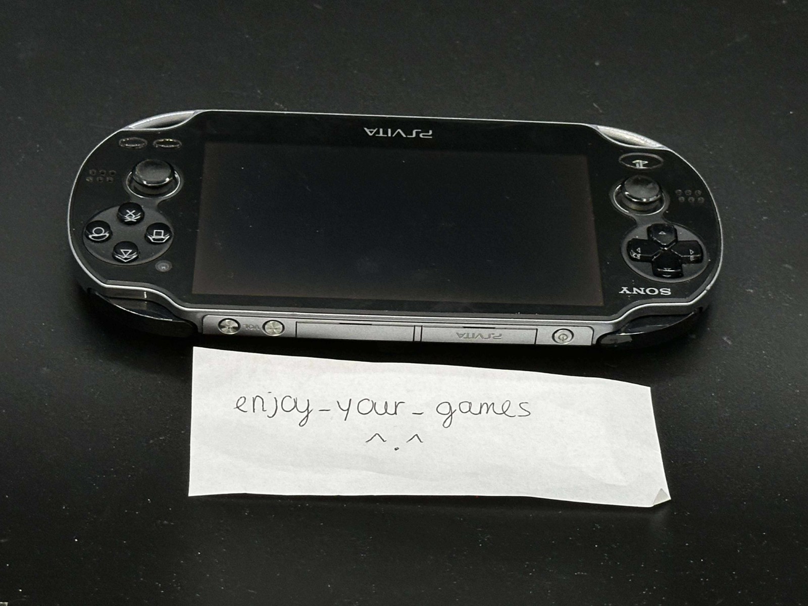 Sony PlayStation PS Vita OLED PCH-1000/1100 Black Used US Seller – SHIP IN 1-DAY