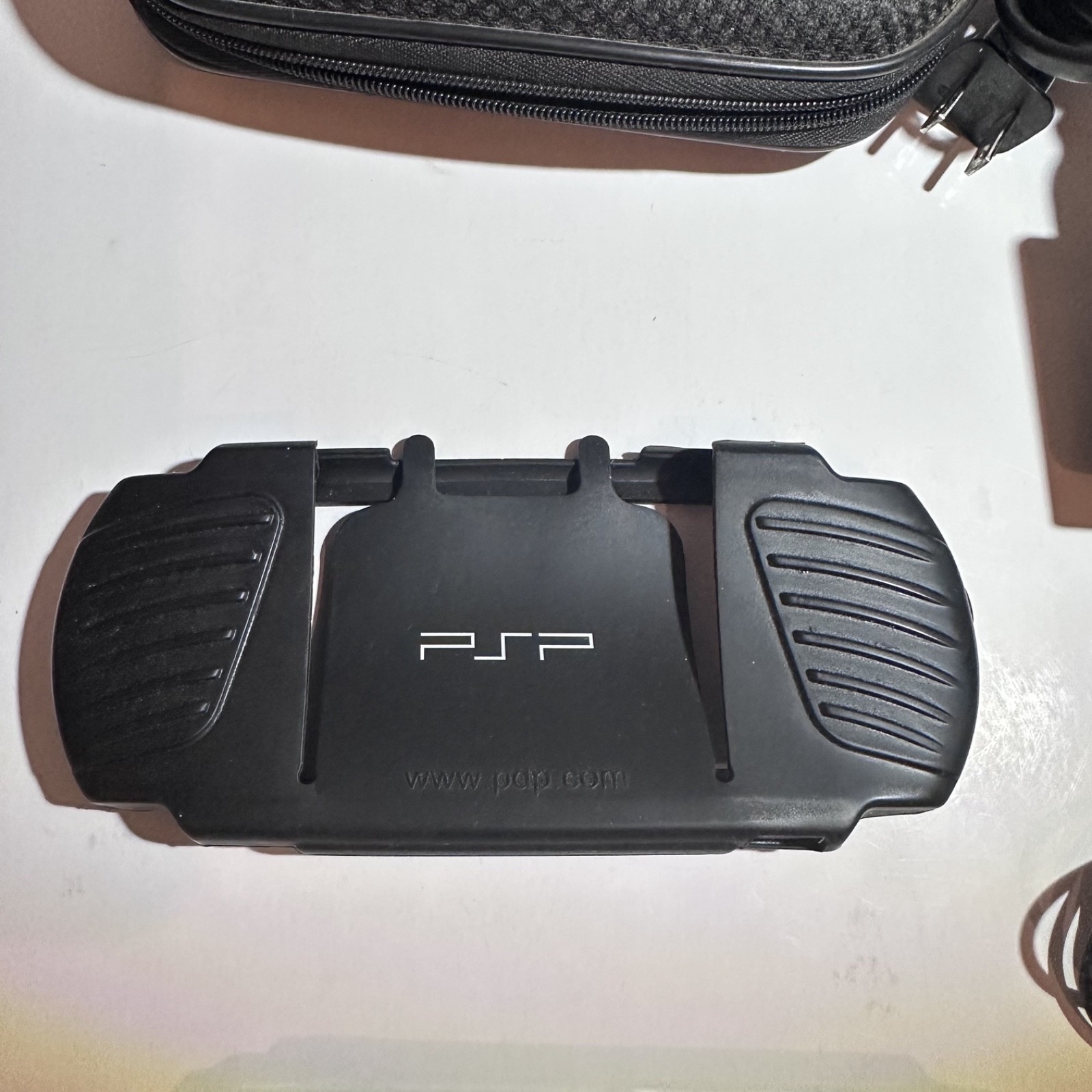 Sony PSP 3001 Black W/Case Charger No Battery Tested Working! Fast Shipping!