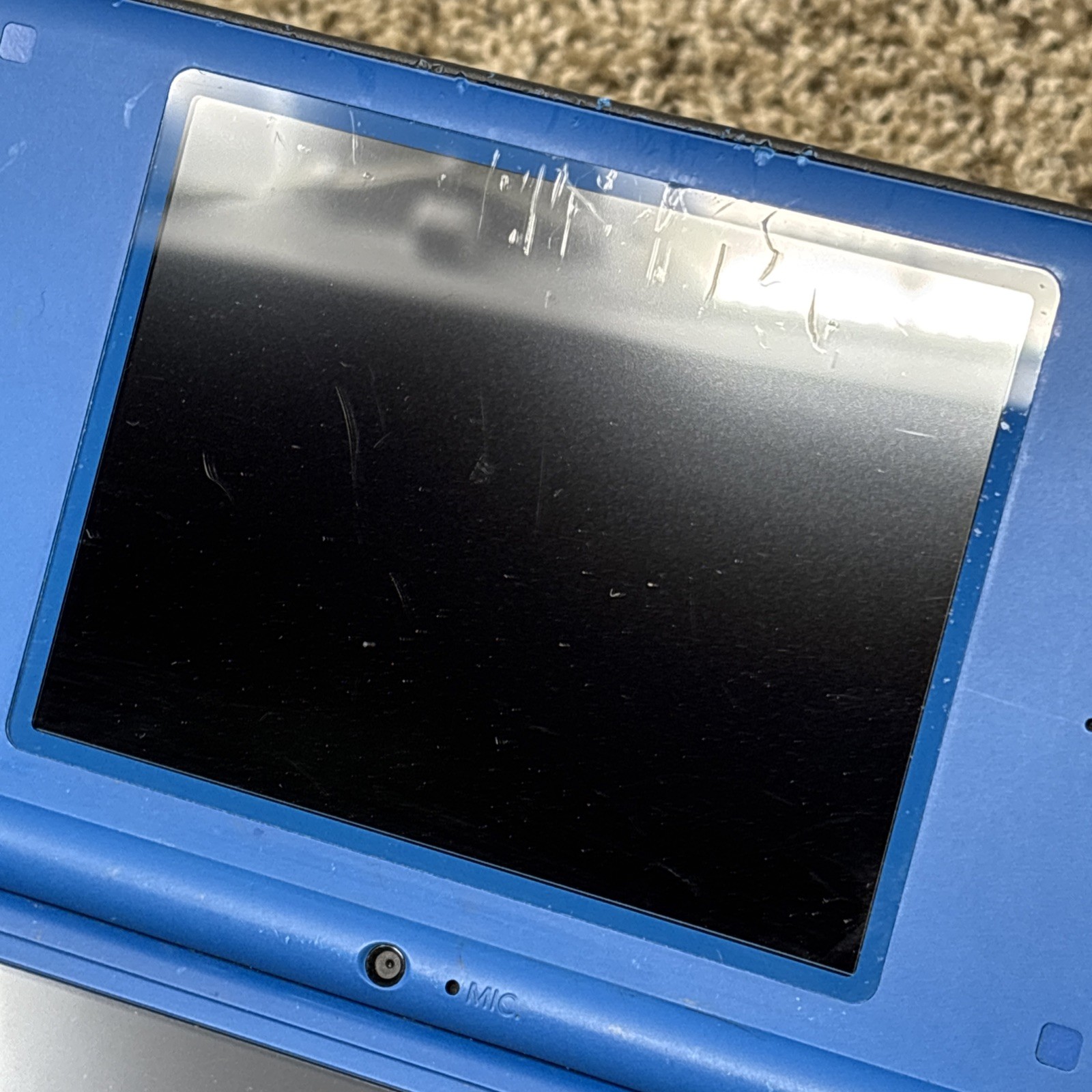 Nintendo DSi XL Handheld System Midnight Blue Tested No Charger
