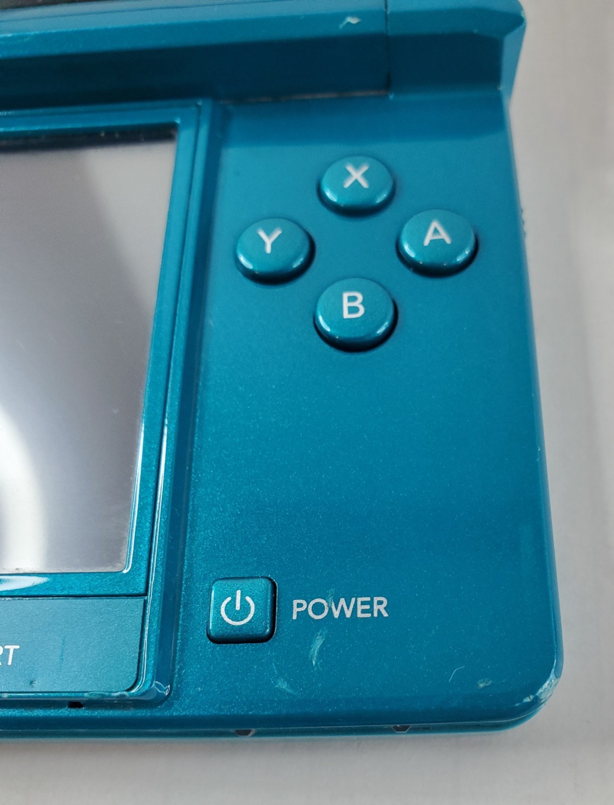 Nintendo 3DS Handheld System – Aqua Blue USA MODEL – No Stylus