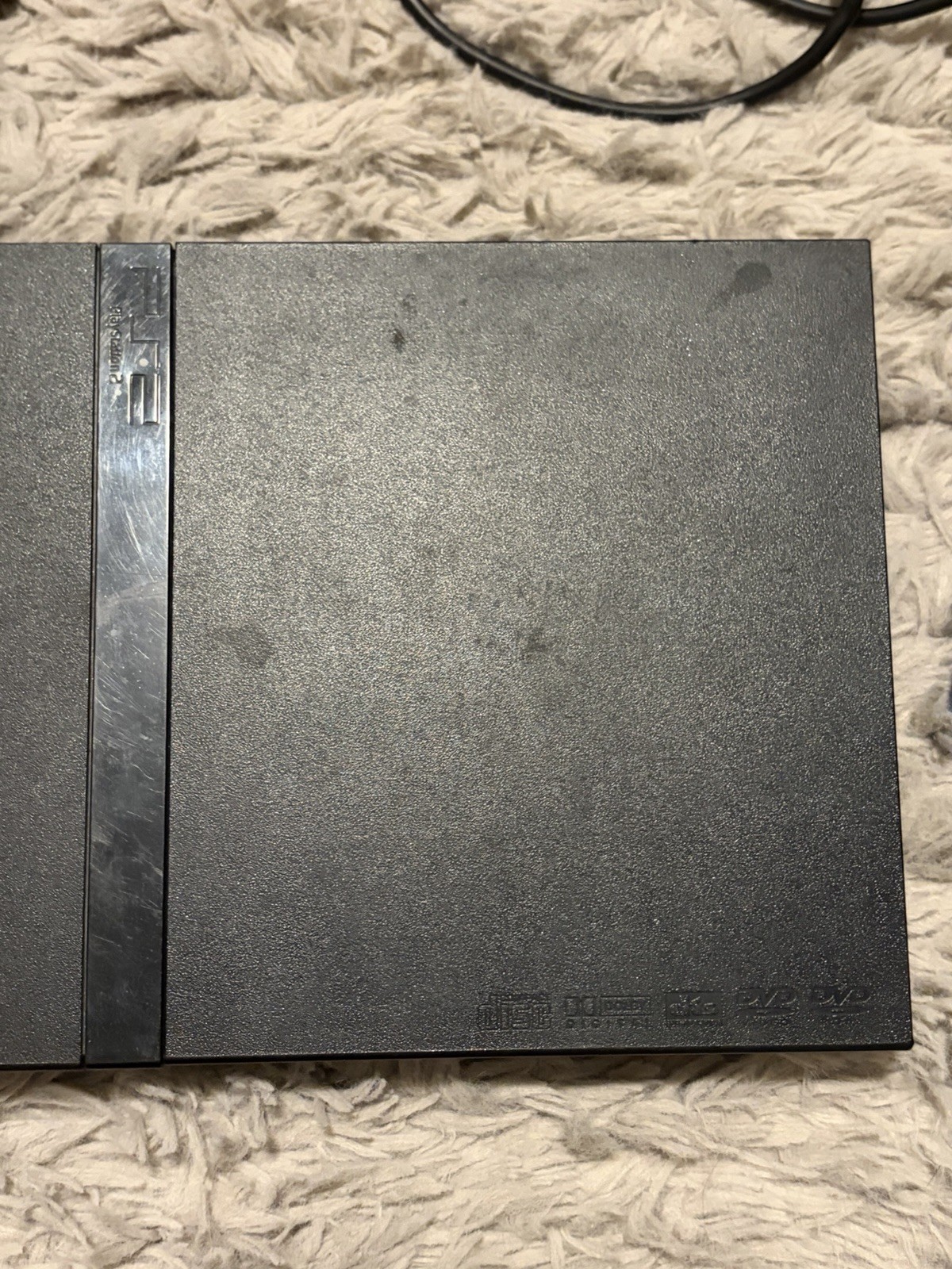 Sony PlayStation 2 Slim Console Black Tested Controllers Games Bundle Lot