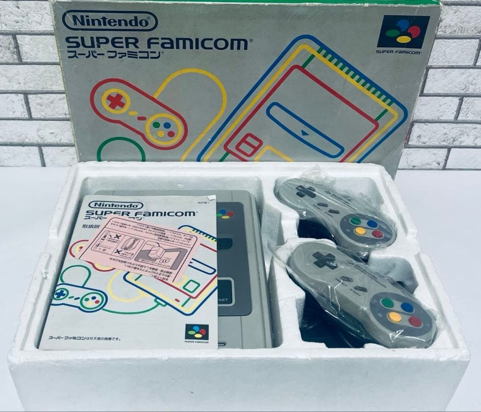 Nintendo Super Famicom SHVC-001 Model Home retro game console Tested Boxed 1990