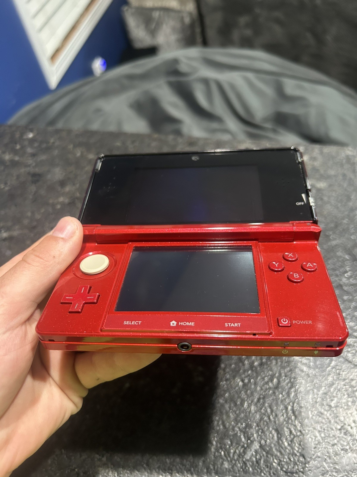Nintendo 3DS Red Console Working Tested CTR-001 Japan