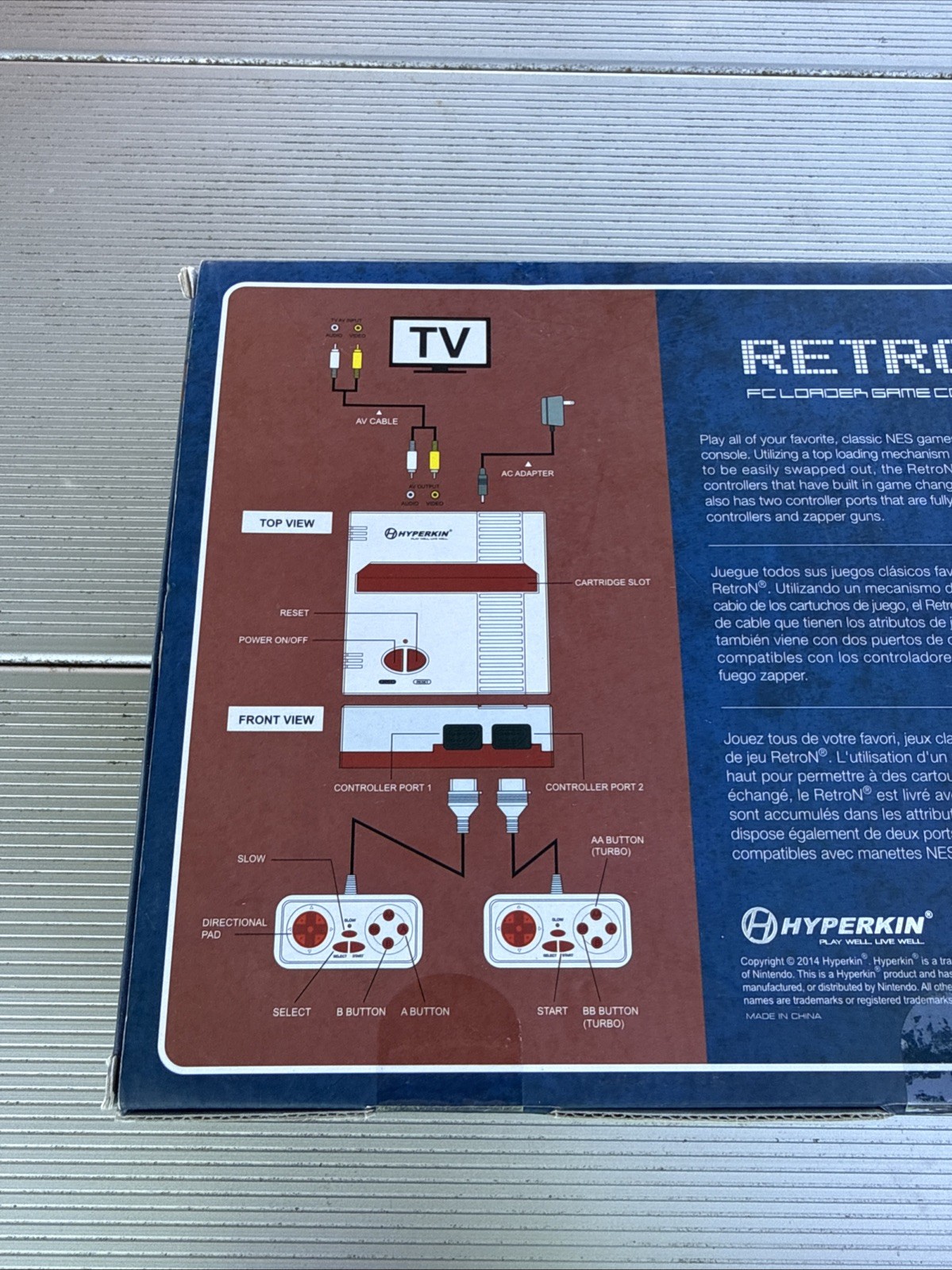 Hyperkin Retron 1 NES System Launch Edition White & Red Console M04041-RD