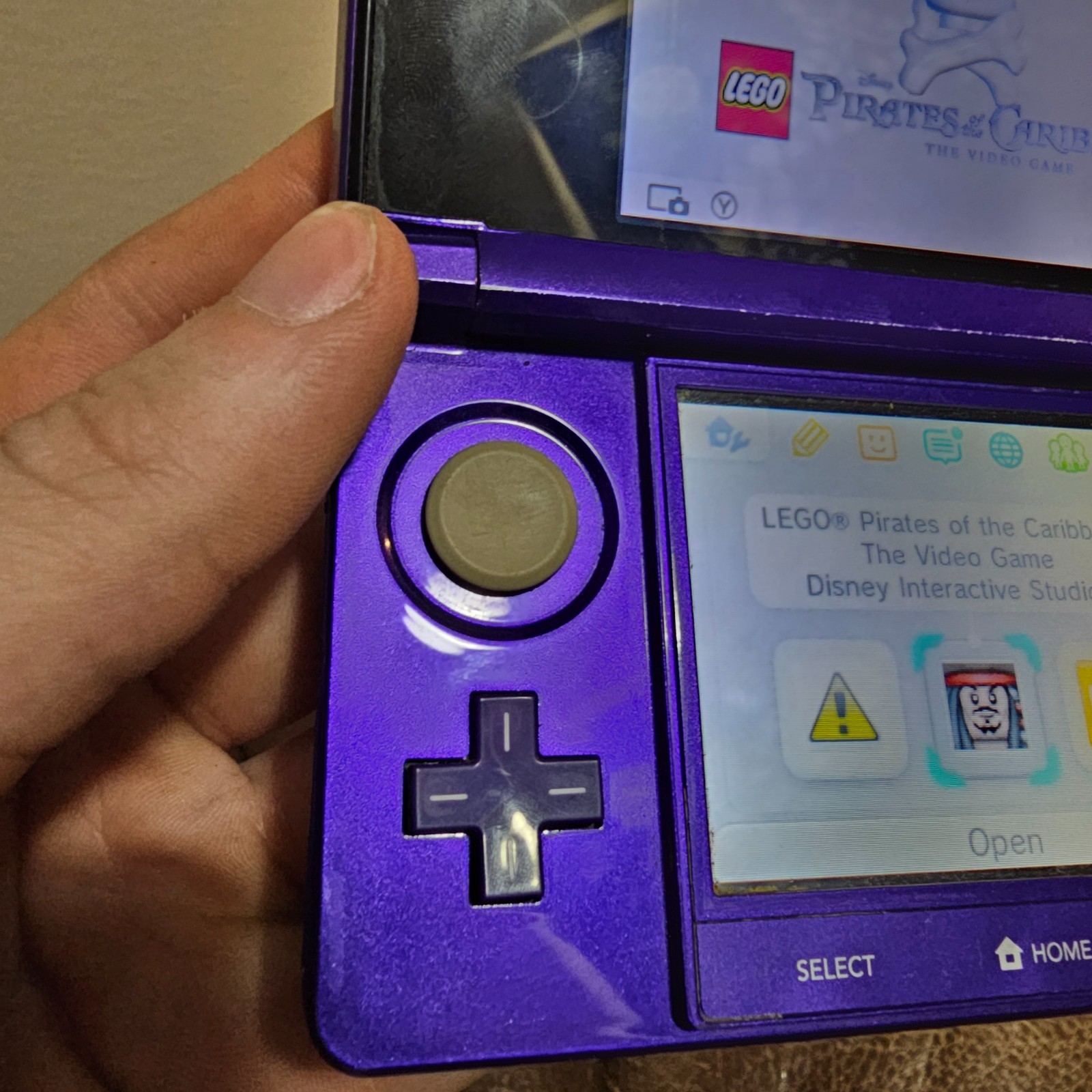 Nintendo 3DS Midnight Purple Portable Gaming Console