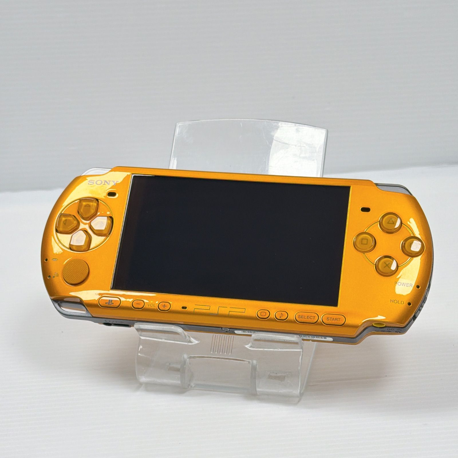 Sony PSP 3000 Bright Yellow Console PSP-3000 Tested w/ 128MB Card JP