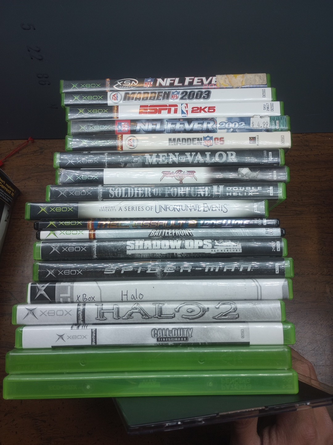 Used Original OG Xbox Console, 1 Controller, 19 games, All Cords, Plug In & Play
