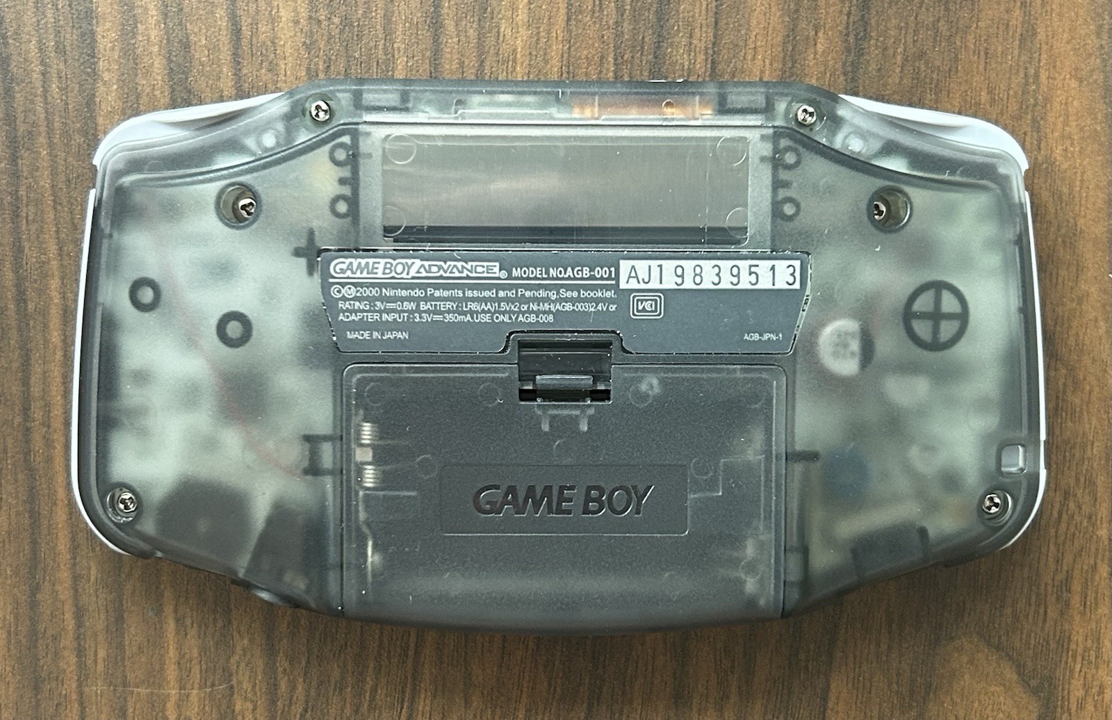 Nintendo Game Boy Advance backlit ags101 clear black Handheld System ips v5