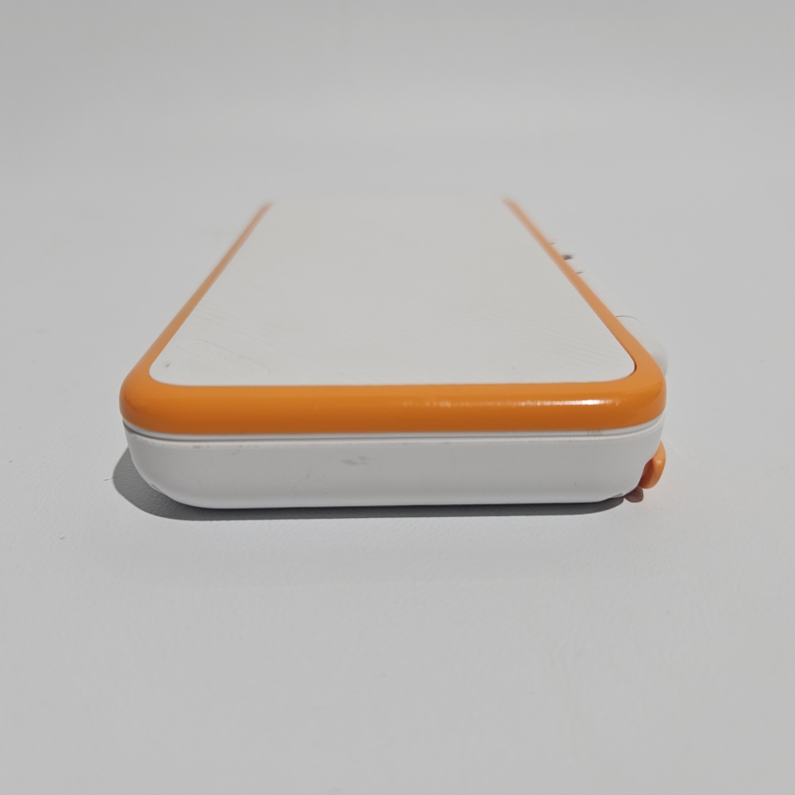 Nintendo 2DS XL Console System White/Orange Clean Tested With Charger