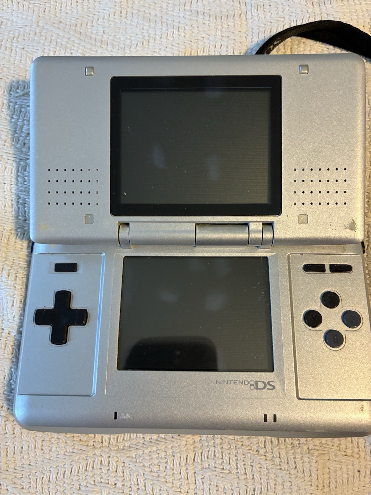 Nintendo Ds Silver NTR-001 Bundle Console Charger Stylus Games Tested 2004