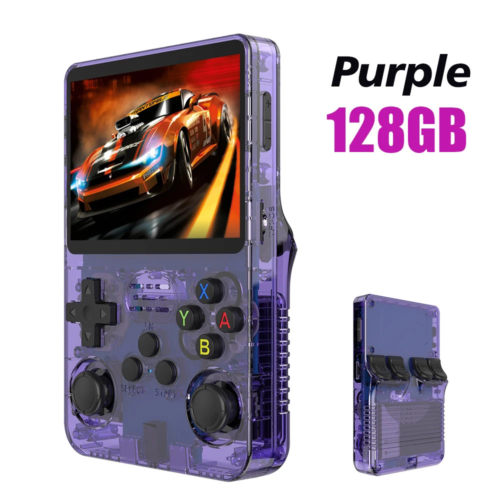 Retro Handheld Video Game Console Linux System 3.5 Inch IPS Screen R35S Pro