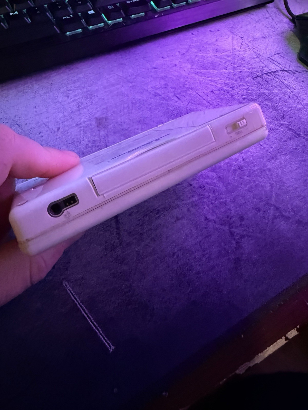 Nintendo DS Lite Console USG-001 Polar White Tested & Working Great Condition