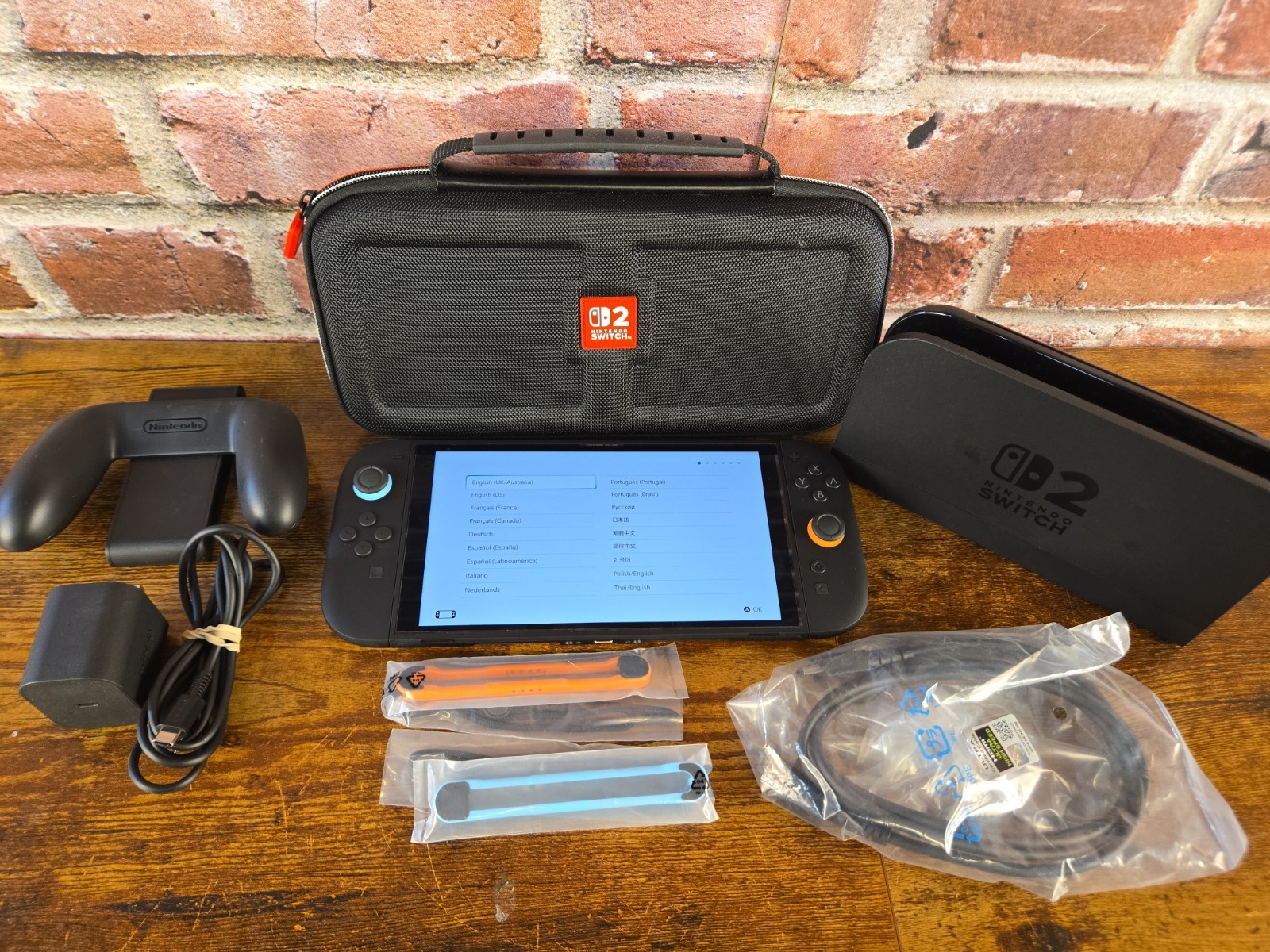 Nintendo Switch 2 Console + Accessory Bundle Case Charger Stand Free Shipping!