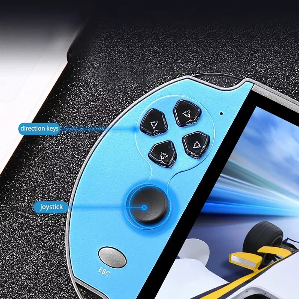 Retro Handheld Games Player X12 Plus Built-in 10000games Portable 7» e-book VX