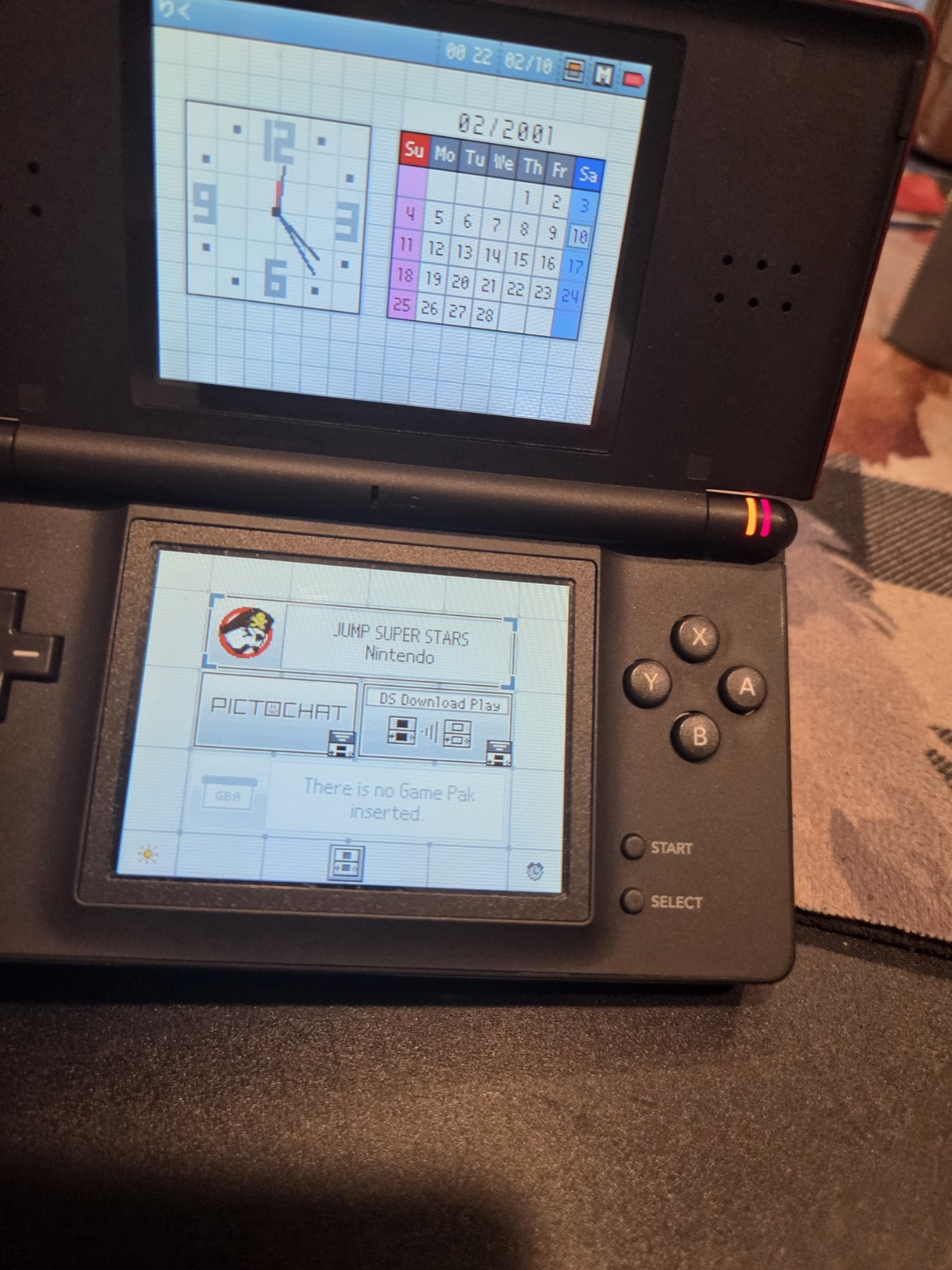 Nintendo DS Lite USG-001(JPN) Red Handheld Console w/ Stylus Only