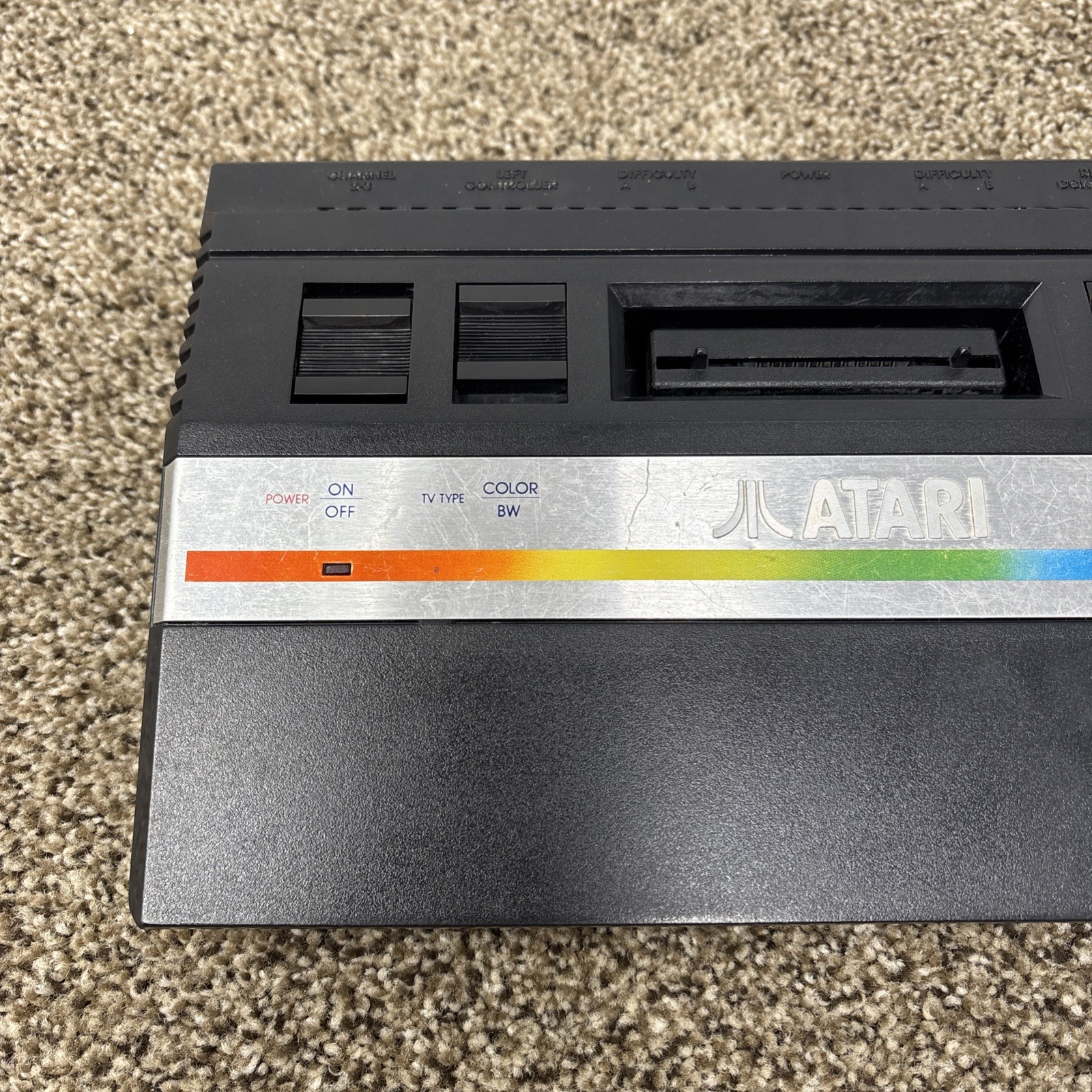 1 Chip Atari 2600 JR Console Only Very Rare Collectors Item Tested One Chip