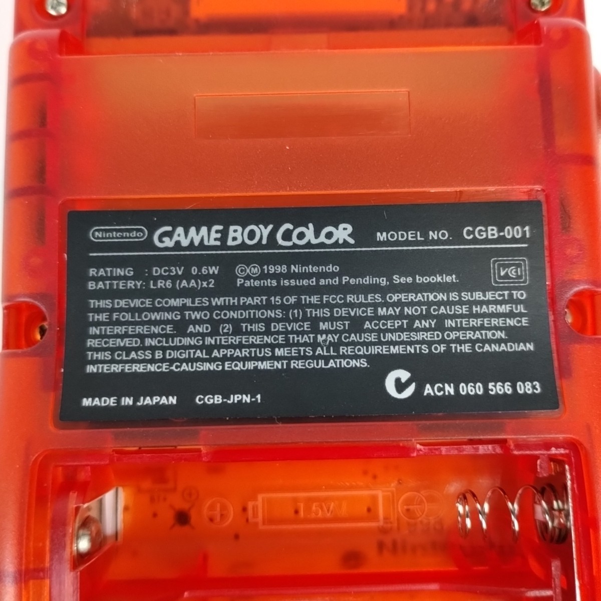 Nintendo Game Boy Color GBC – Backlit Screen – Reshell – (Pokemon Not Included)