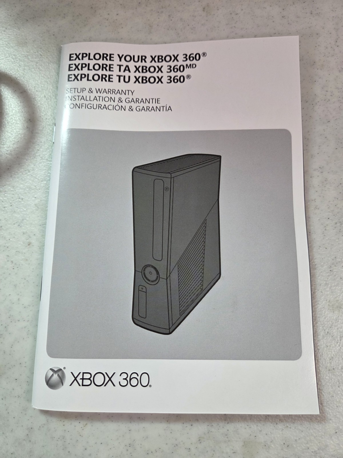Microsoft Xbox 360 250GB Black Console Bundle IN BOX W/ Controller & Cables