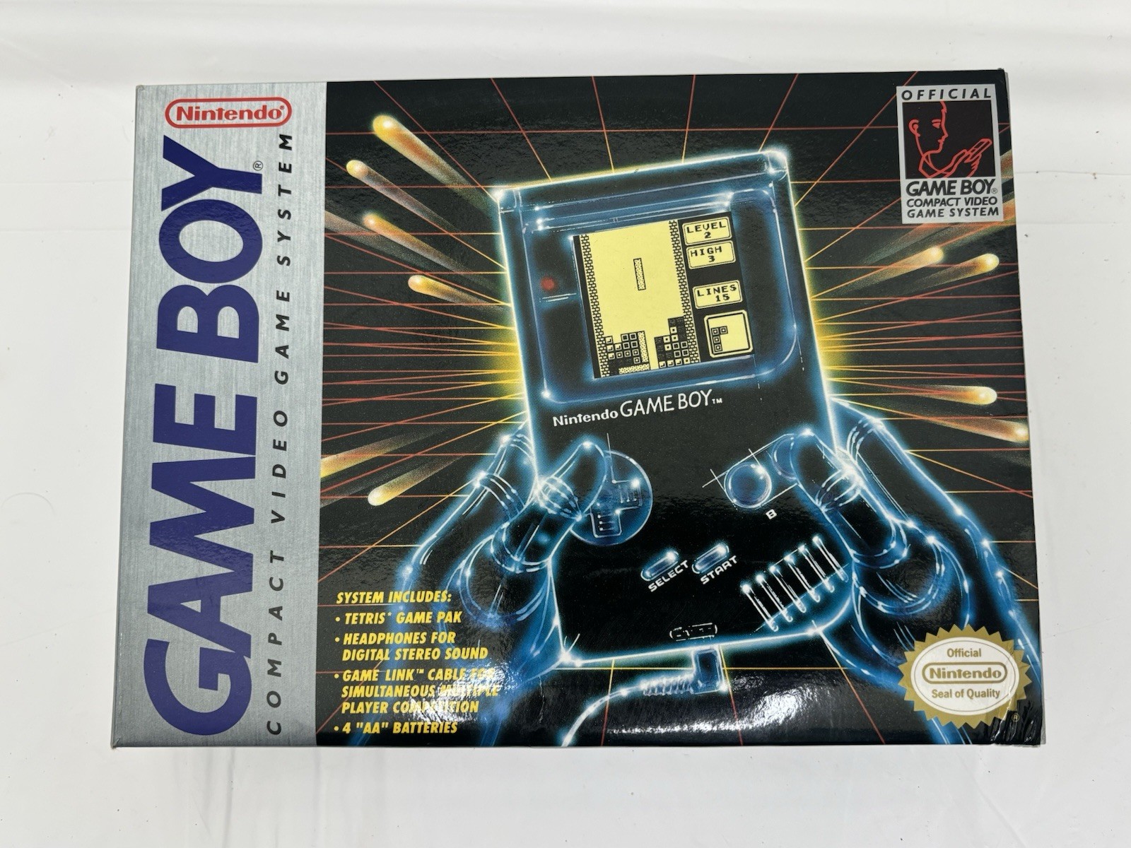 Nintendo Game Boy DMG-01 Console CIB 1989 Tetris Edition GAMEBOY -SEE DESC
