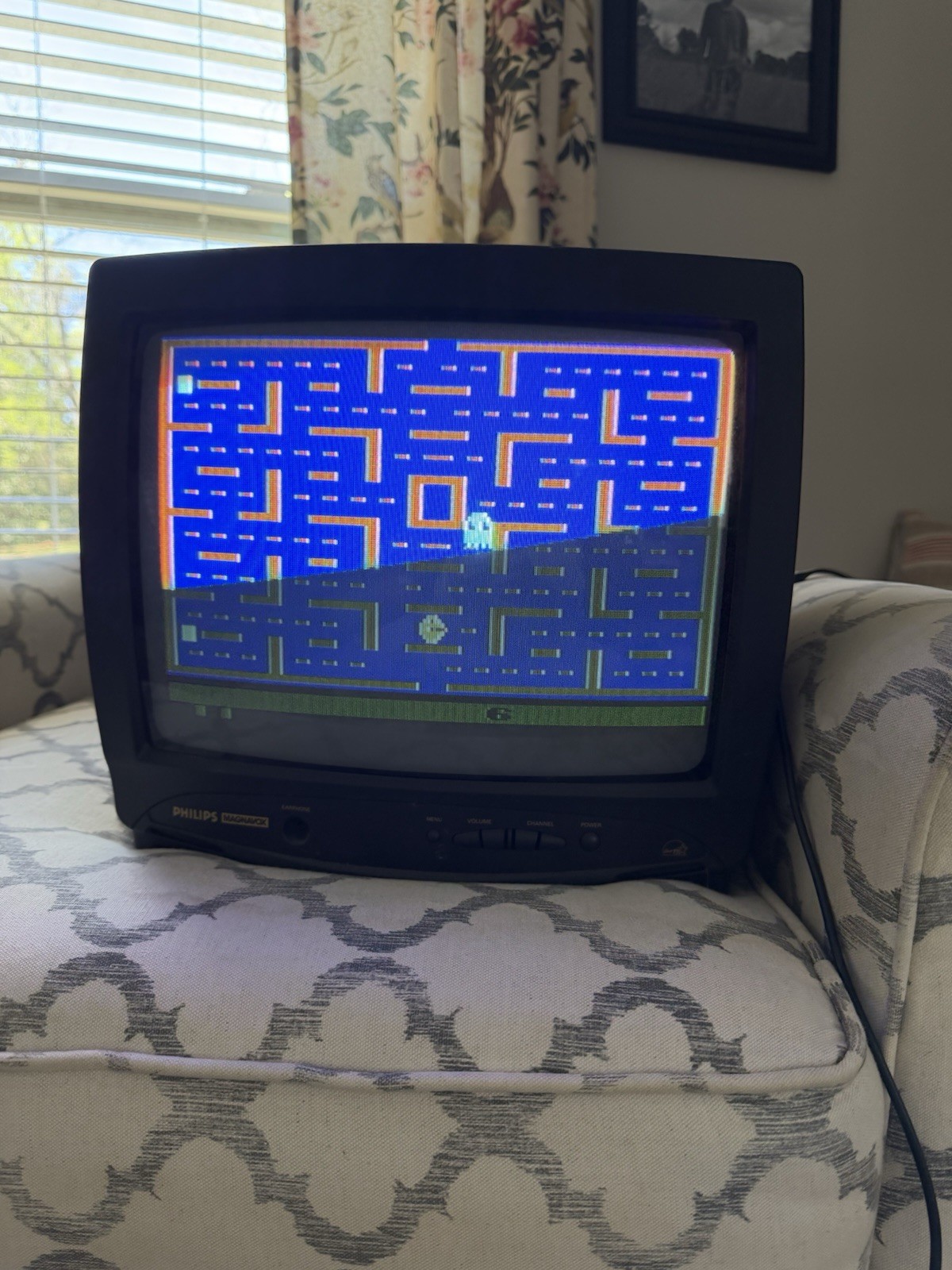 Vintage Atari Model CX2600A Video Game System W/ 15 Games + 2 Joysticks Pac-Man