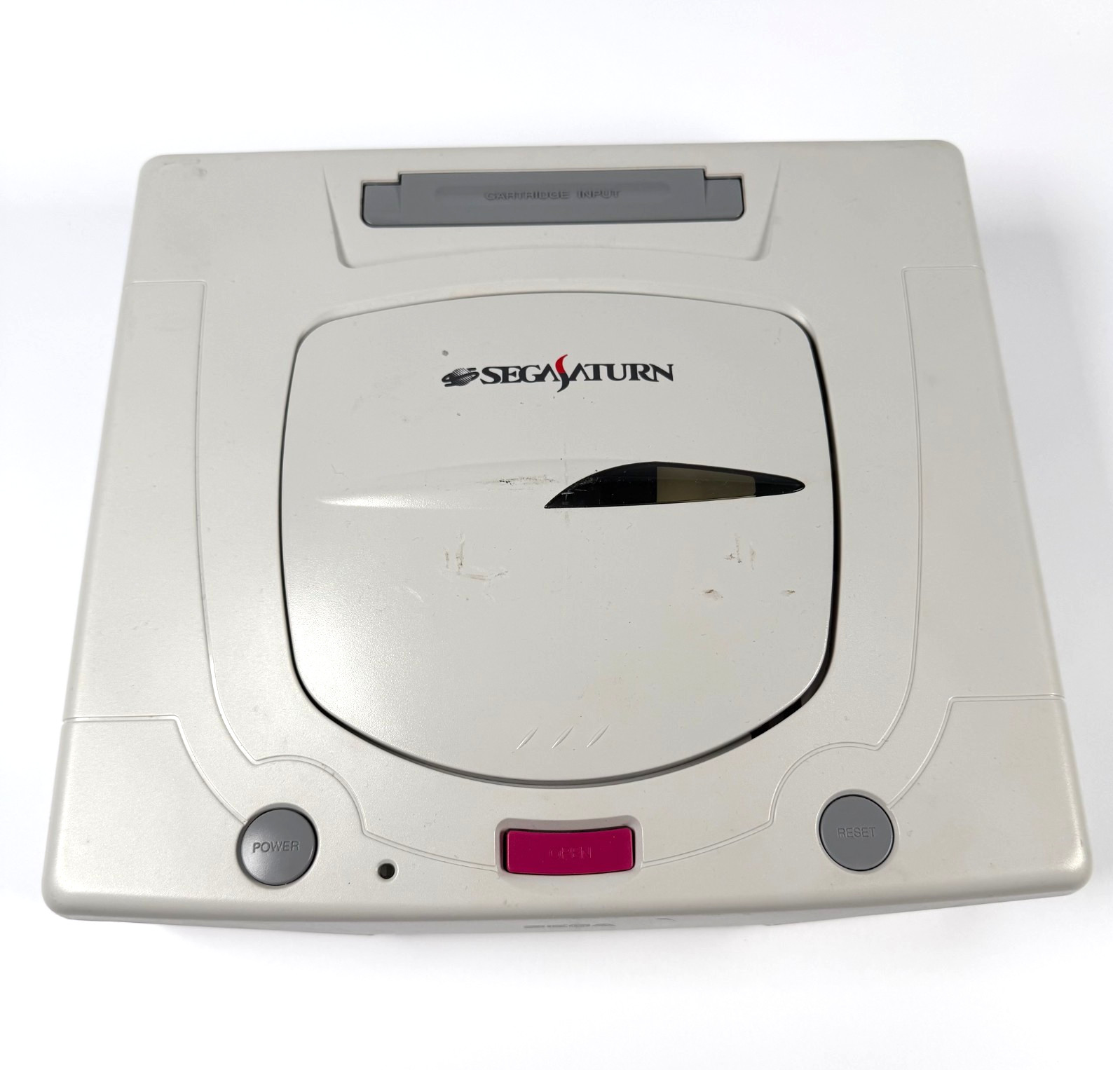 Sega Saturn Console HST-3220 (Japanese – White) Tested w/ Cords Only *US Seller*