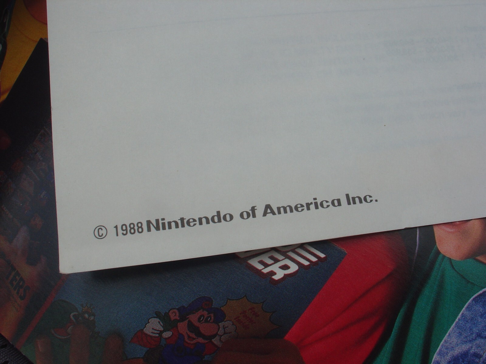 Vtg Original 1988 NES Nintendo Game Entertainment System Paper Lot Posters Read