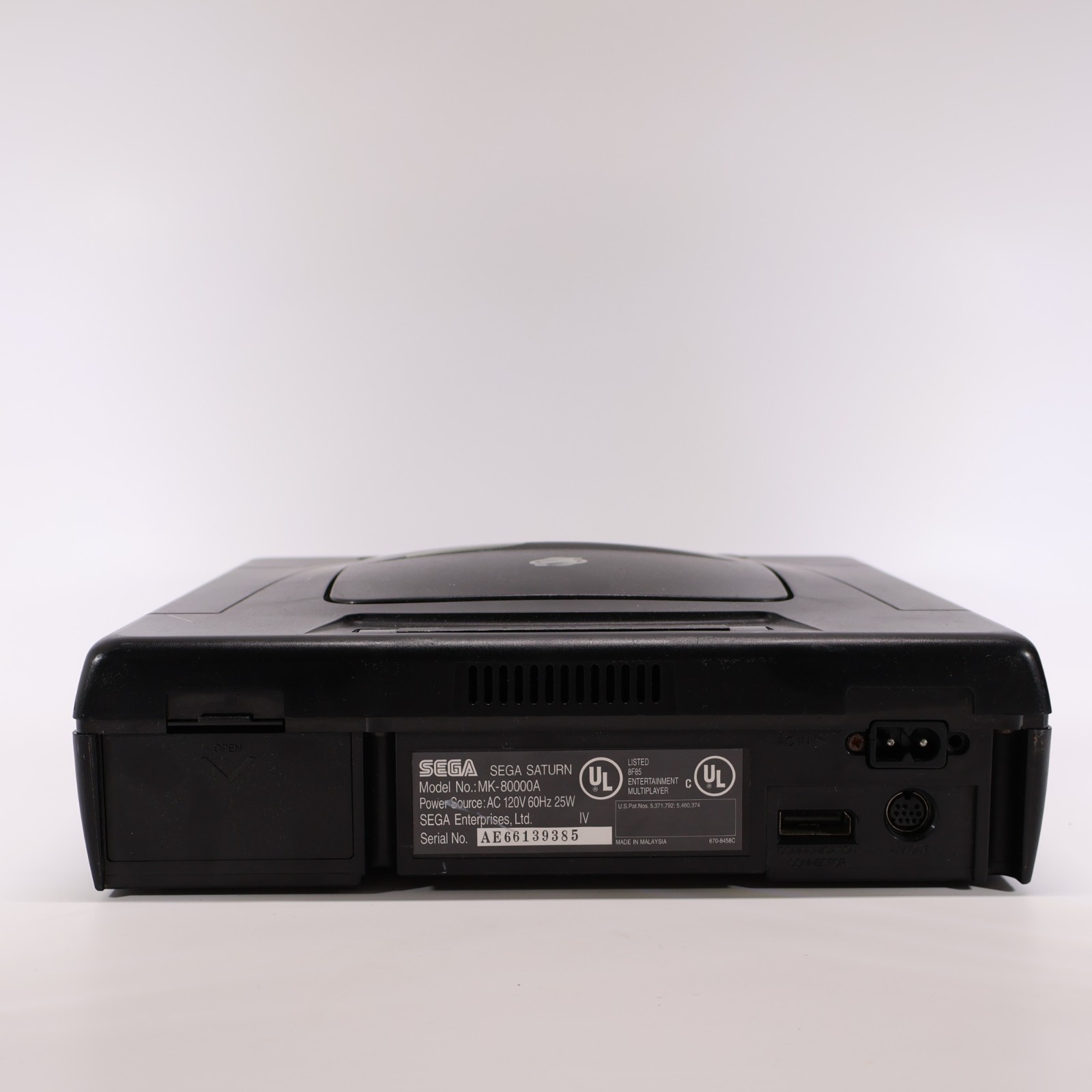 SEGA Saturn MK-8000A Black Console Only – Auth Good Cond