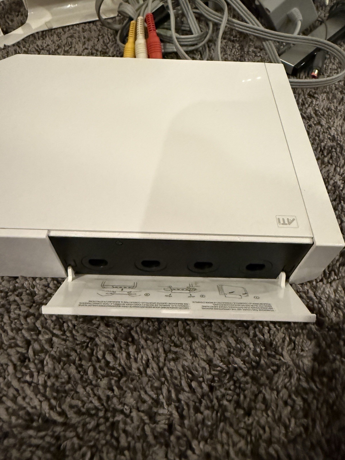 Nintendo Wii Lot Bundle w/ 8 Games controller Cables Accessories