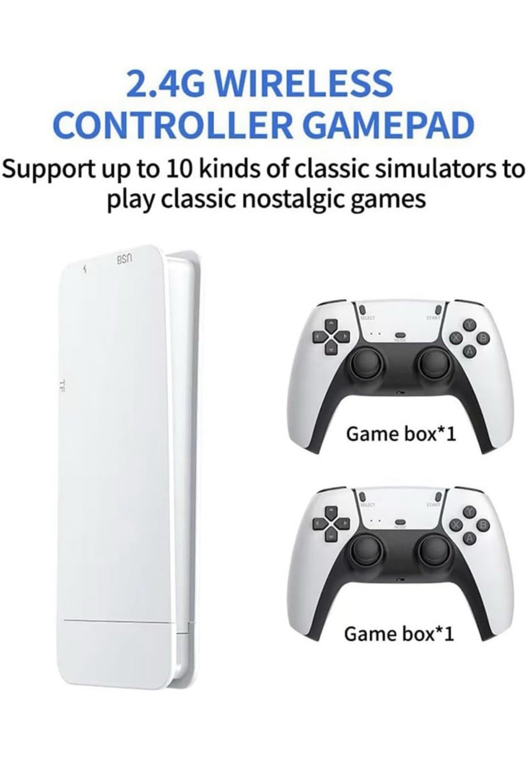 4K HD Handheld Game Console White Black Wi-Fi 3D Audio HDMI USB 4K UHD