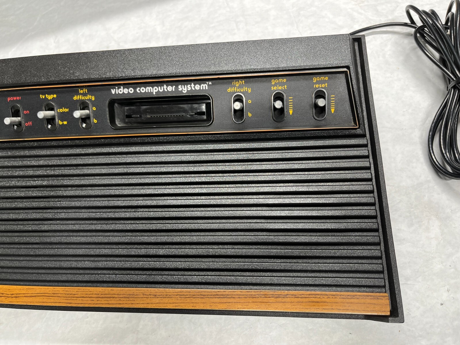 1982 ATARI VCS CX2600 *6 Switch* Console System in Original Matching Box Package