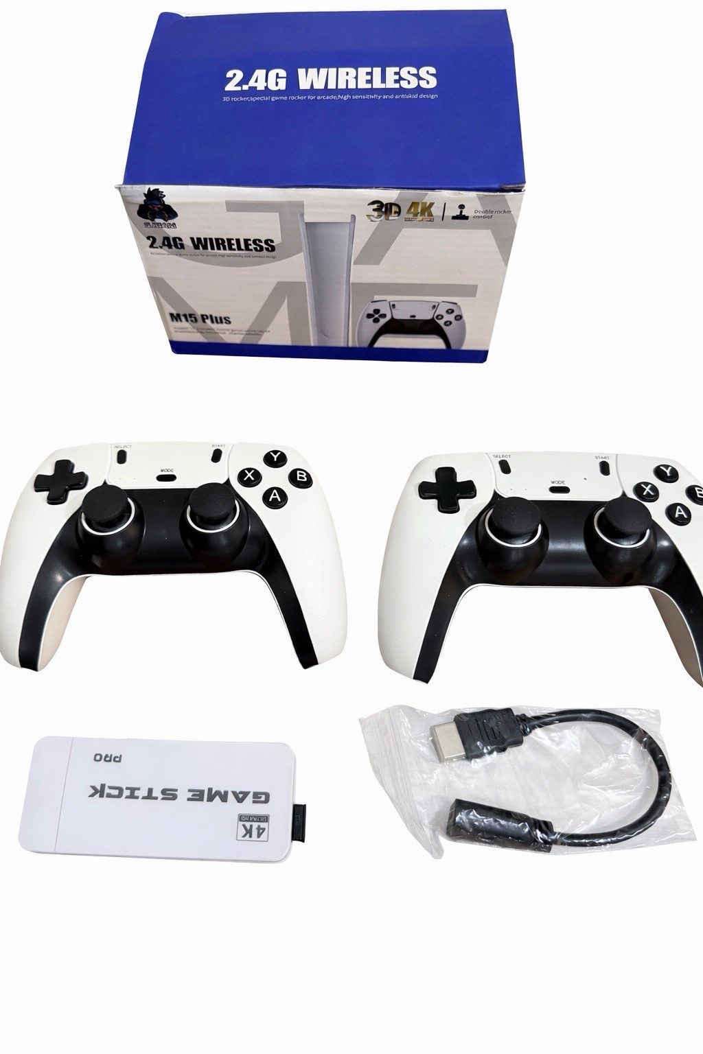 M15 Plus 4K Wireless Home Console with 3D Audio HDMI and Controllers