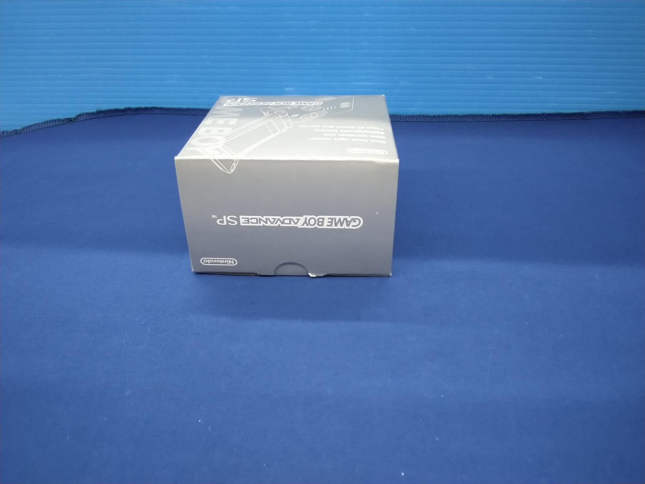 Nintendo Game Boy Advance SP AGS-S-ZVA Silver Used Console with Box & Adapter