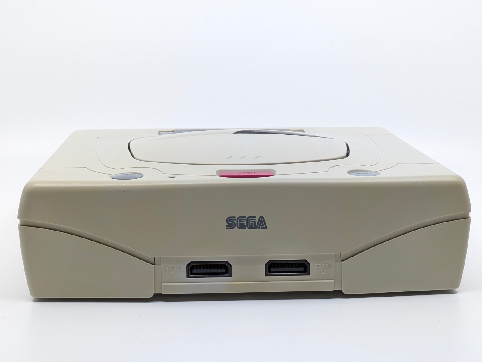 Sega Saturn White HST-3220 NTSC-J Japan Tested w/ SEGA RALLY