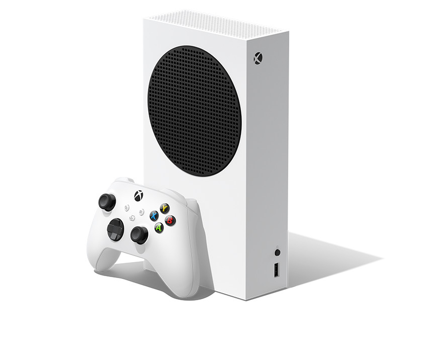 Microsoft Xbox Series S 512GB White Console, Controller, HDMI & Power Cables