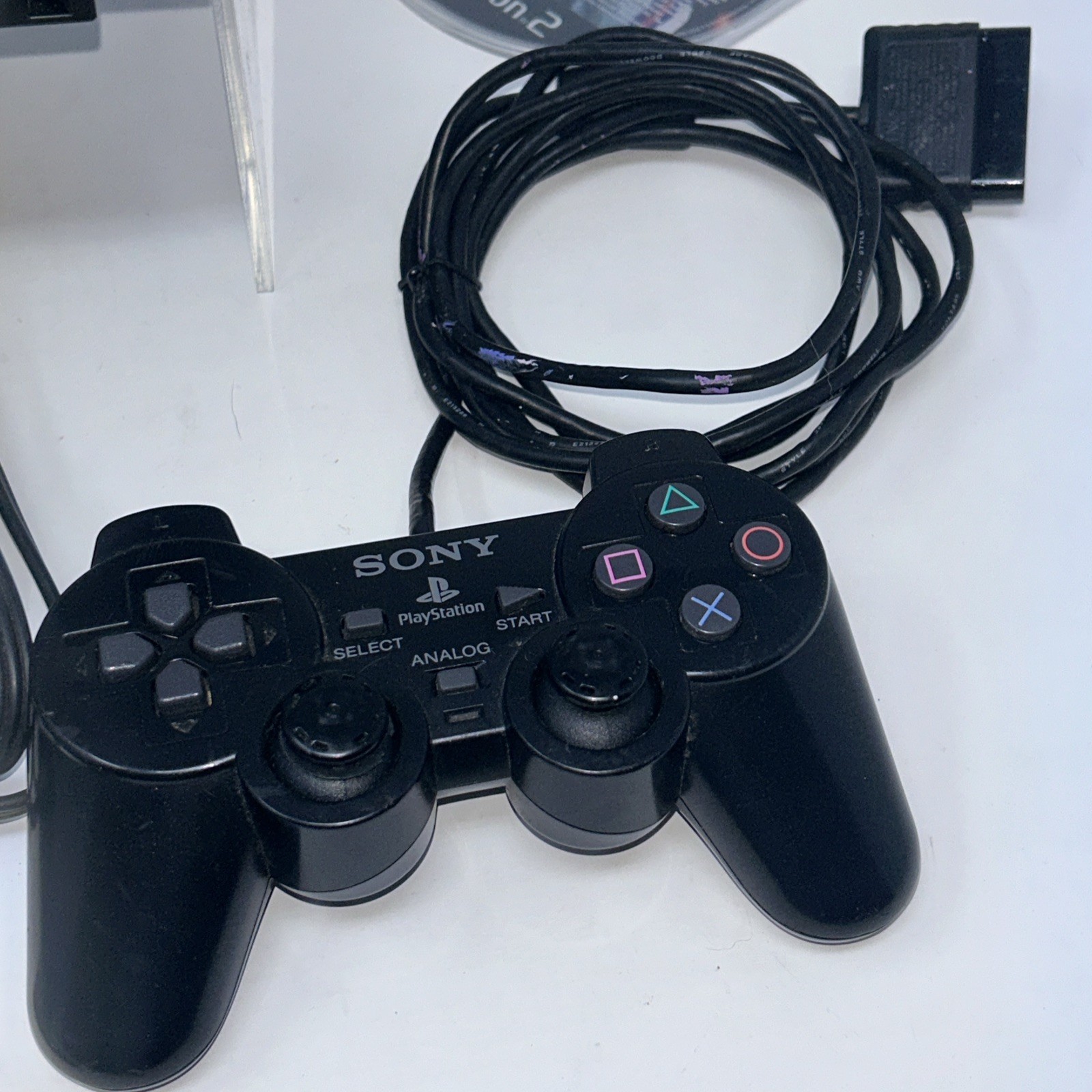 Sony PlayStation 2 Slim (SCPH 77001) PS2 Console w/ Memory Card Controller Games