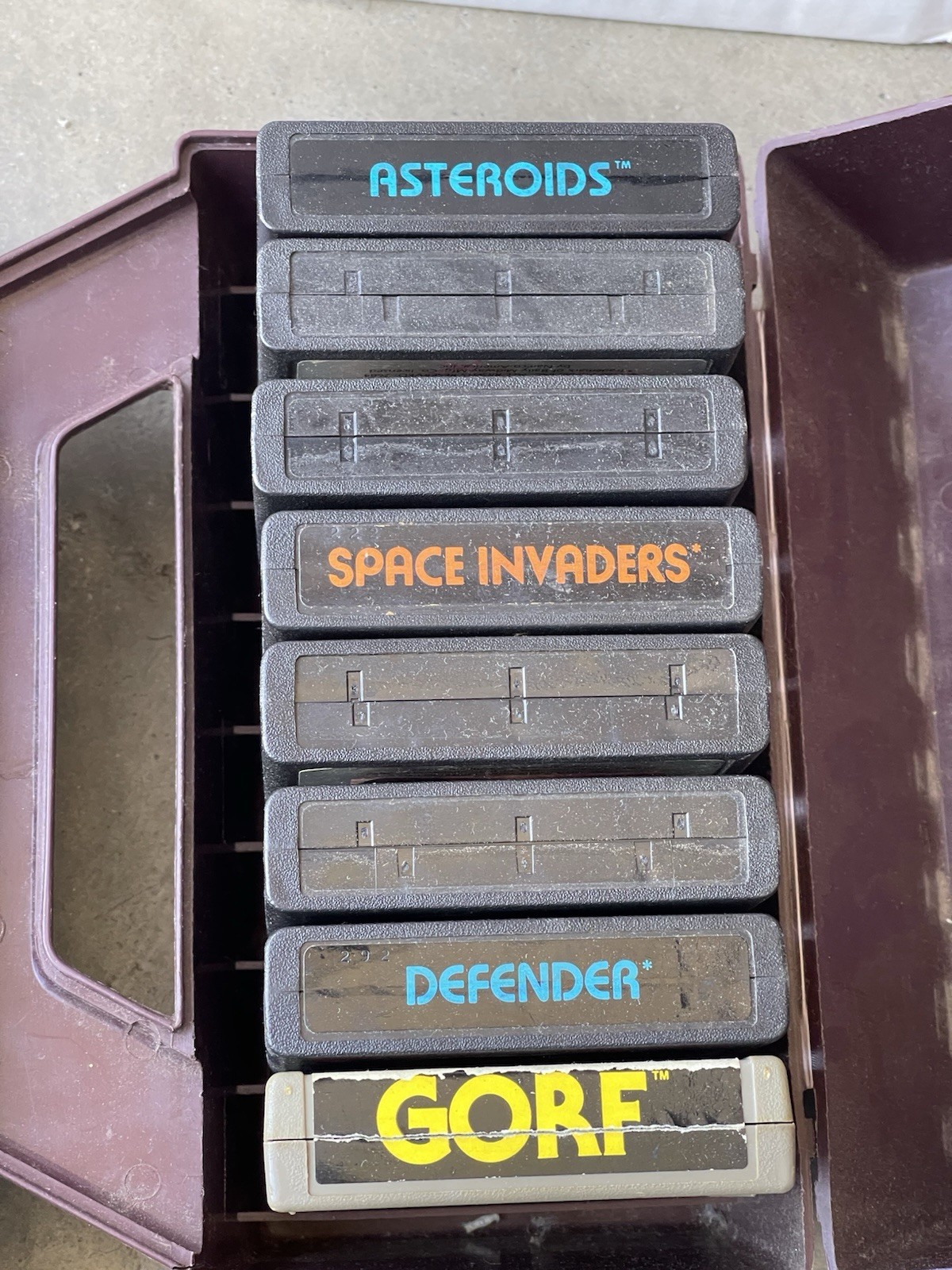 Atari 2600 Console With Games And Controllers